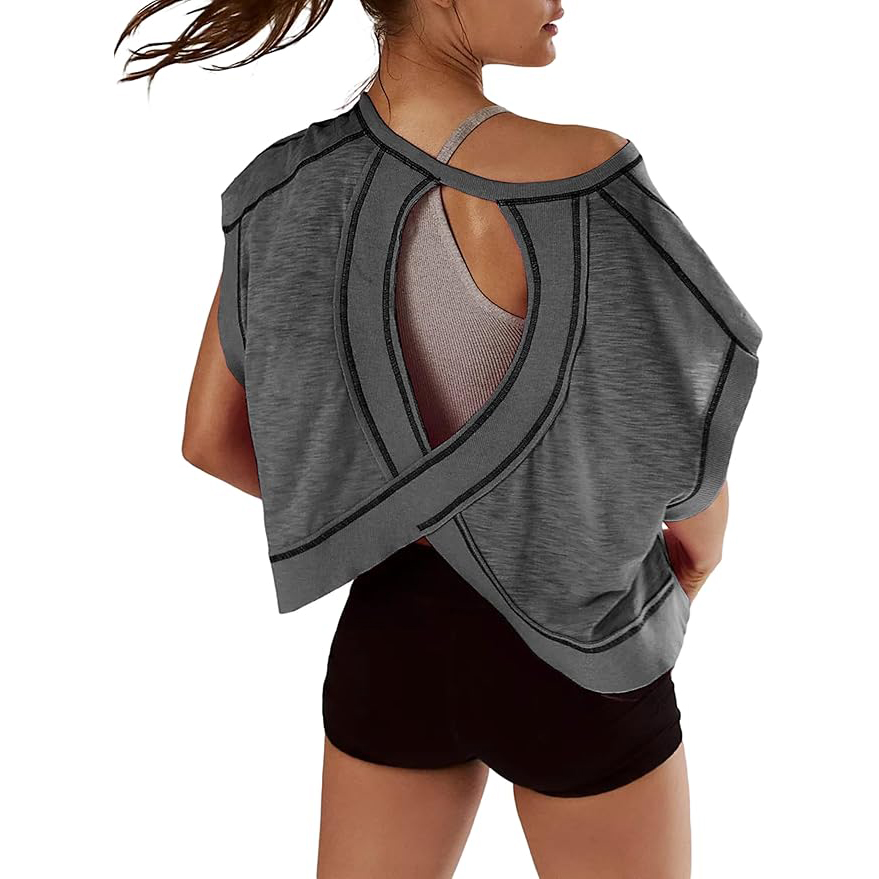 Women Short Sleeve Workout Shirts