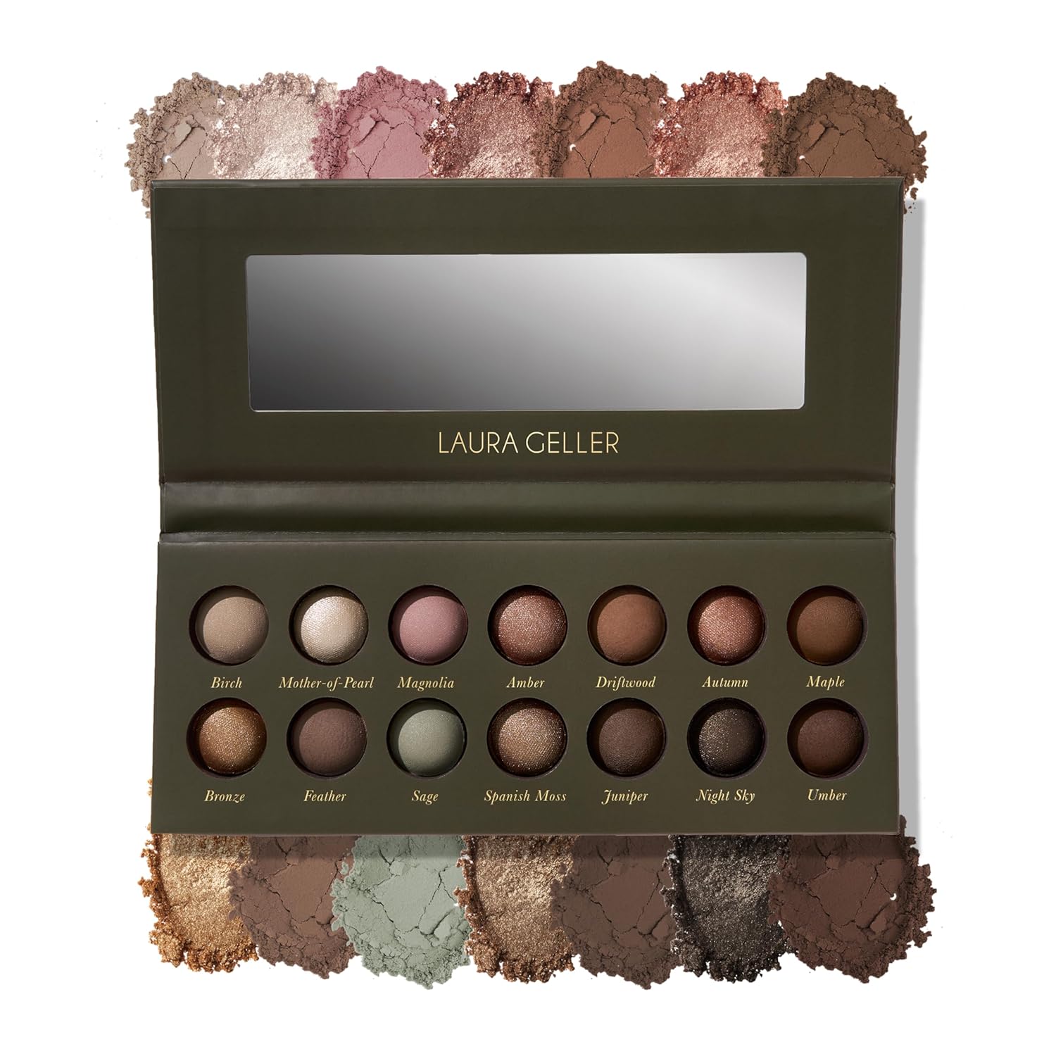 14 Pigmented Eyeshadows Blendable