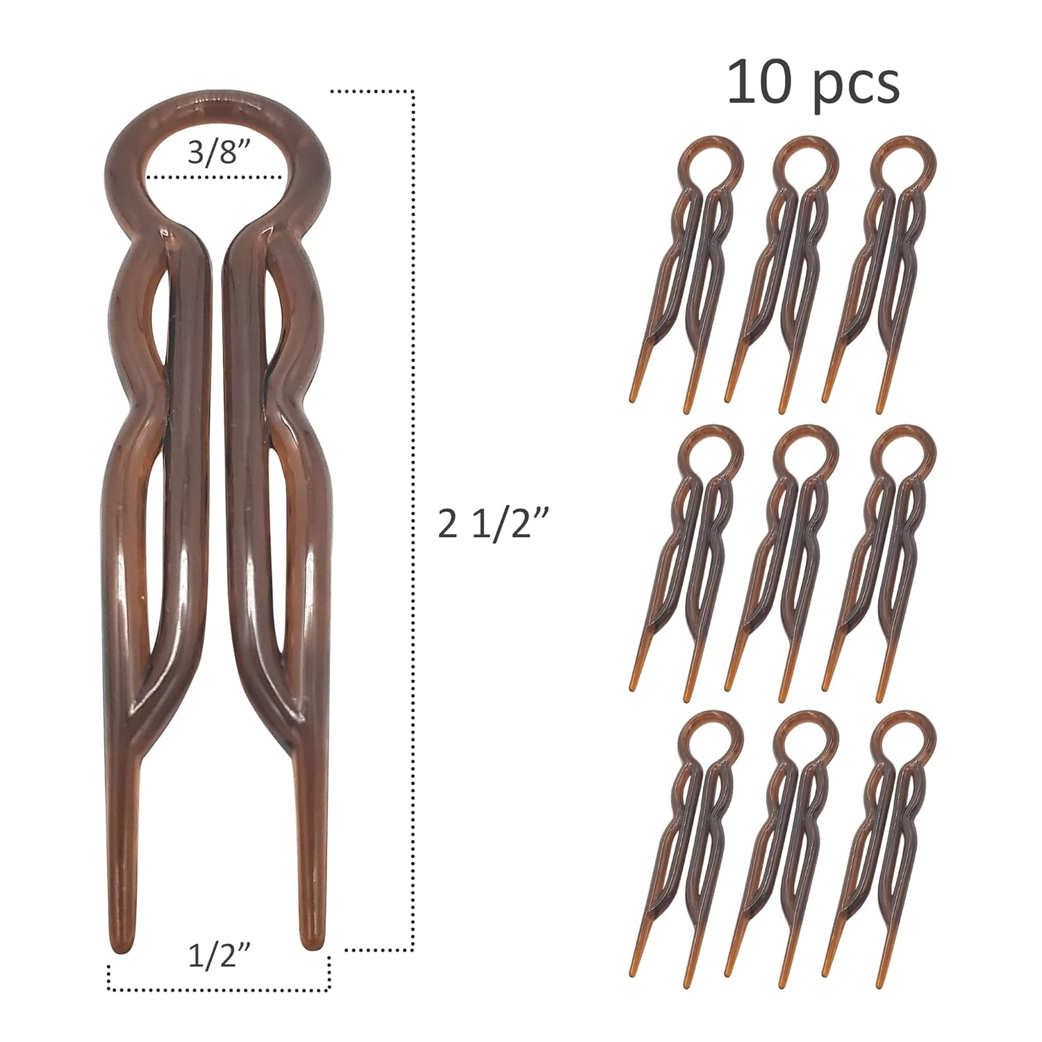 Magic-Grip Hair Pins Set of 10 by Good Hair Days Color