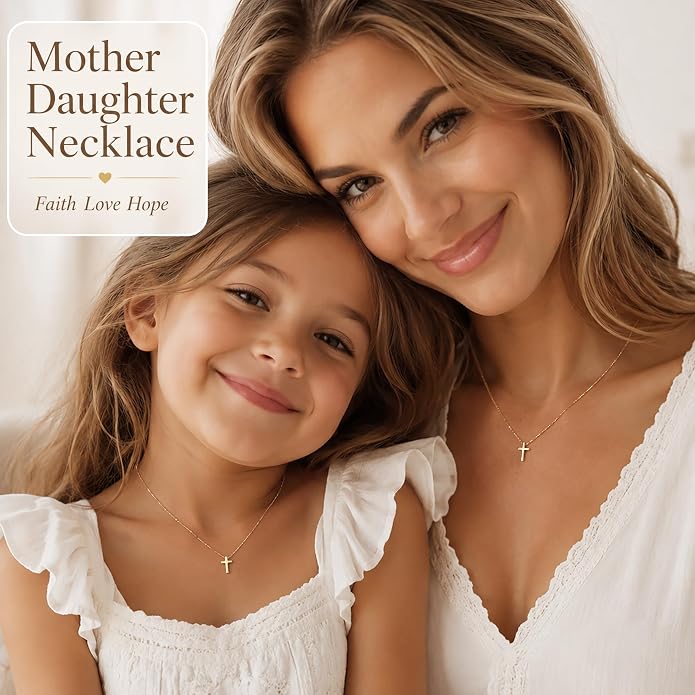 Cross Necklace for Women Teen Girls