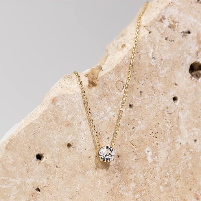 Cubic Zirconia Dainty Choker Necklace